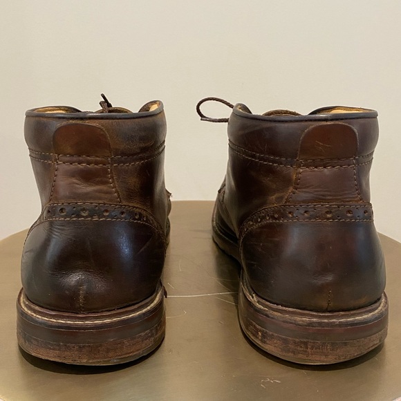 Florsheim FENWAY Plain Toe Chukka Boot Brown Mens Size 10.5 - Picture 4 of 15